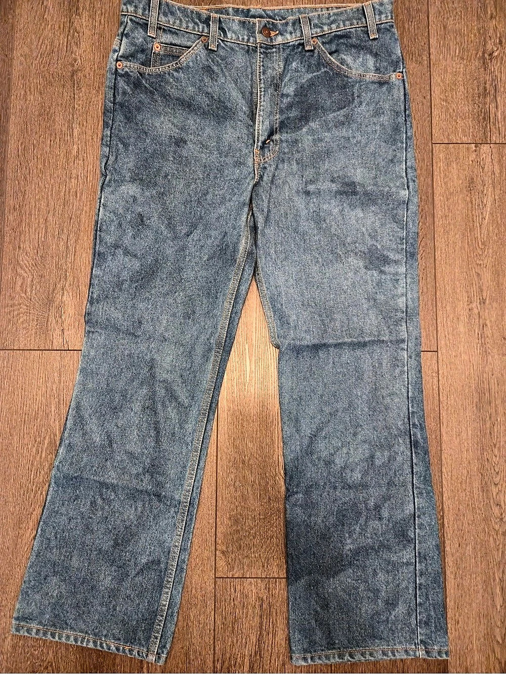 Levi's 517 Jeans Mens 38x30 | Vintage 90s Orange Tab Bootcut Made in USA